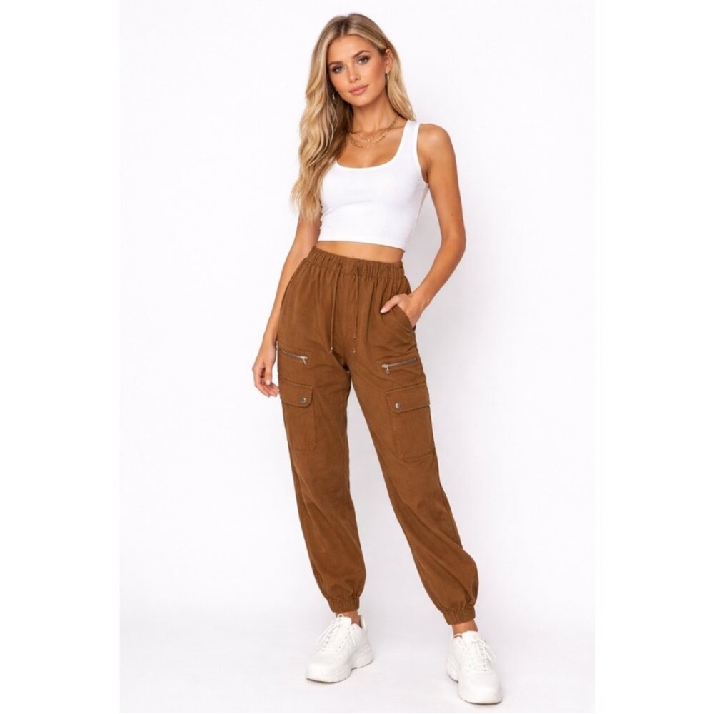 Banana Republic NWT Brown Medium TENCEL™ CARGO JOGGER